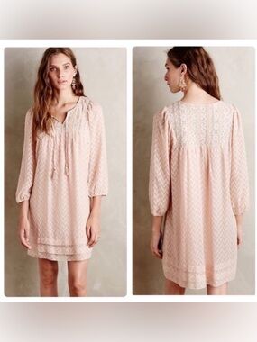 One September Anthropologie Anwen Peasant Dress